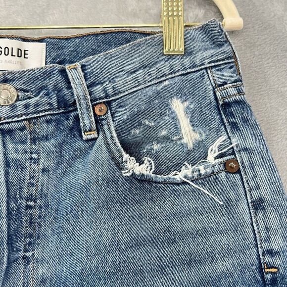 Agolde Jeans‎ 26 Feel Good Jamie Distressed Organic Cotton High Rise Button Fly - Picture 6 of 16